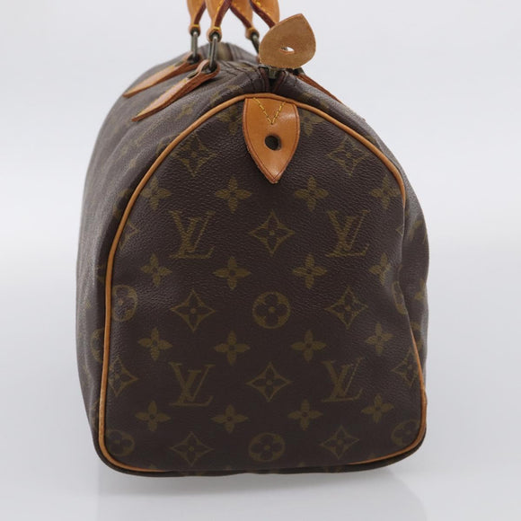 LOUIS VUITTON Monogram Speedy 30 Hand Bag M41526 LV Auth mr3091A