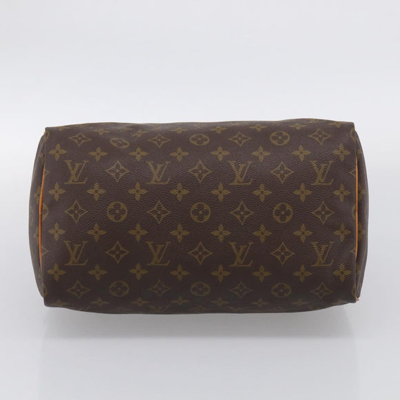 LOUIS VUITTON Monogram Speedy 30 Hand Bag M41526 LV Auth mr3091A