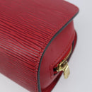 LOUIS VUITTON Epi Dauphine PM Pouch Red M48447 LV Auth mr3092-10
