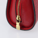 LOUIS VUITTON Epi Dauphine PM Pouch Red M48447 LV Auth mr3092-12