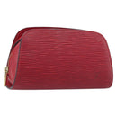 LOUIS VUITTON Epi Dauphine PM Pouch Red M48447 LV Auth mr3092-1