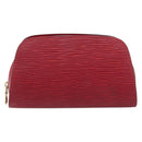 LOUIS VUITTON Epi Dauphine PM Pouch Red M48447 LV Auth mr3092-13