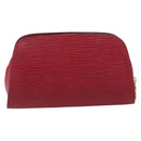 LOUIS VUITTON Epi Dauphine PM Pouch Red M48447 LV Auth mr3092-2