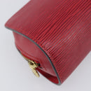 LOUIS VUITTON Epi Dauphine PM Pouch Red M48447 LV Auth mr3092-9