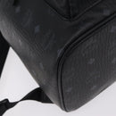 MCM Vicetos Backpack PVC Leather Black Auth mr3096A-13