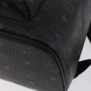 MCM Vicetos Backpack PVC Leather Black Auth mr3096A-14