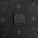 MCM Vicetos Backpack PVC Leather Black Auth mr3096A-17