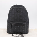 MCM Vicetos Backpack PVC Leather Black Auth mr3096A-25
