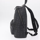 MCM Vicetos Backpack PVC Leather Black Auth mr3096A-4