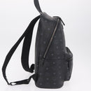 MCM Vicetos Backpack PVC Leather Black Auth mr3096A-5