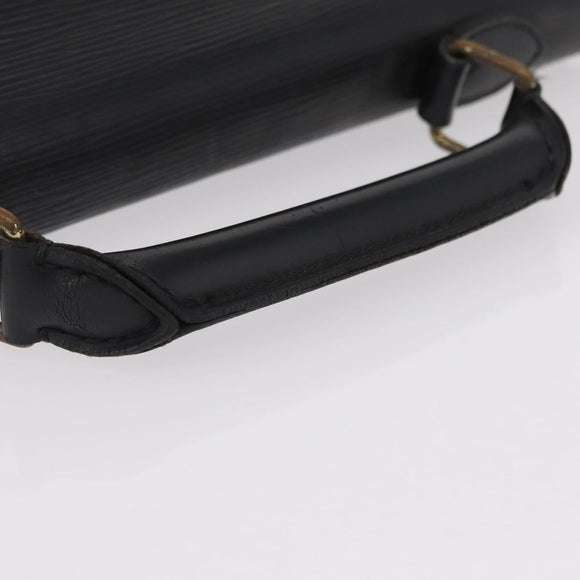 LOUIS VUITTON Epi Serviette Conseiller Briefcase Black M54422 LV Auth mr3099