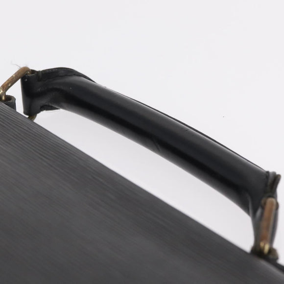 LOUIS VUITTON Epi Serviette Conseiller Briefcase Black M54422 LV Auth mr3099