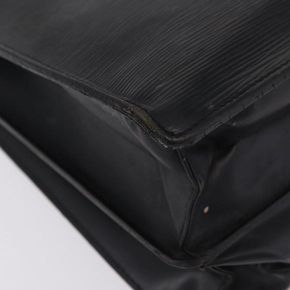 LOUIS VUITTON Epi Serviette Conseiller Briefcase Black M54422 LV Auth mr3099