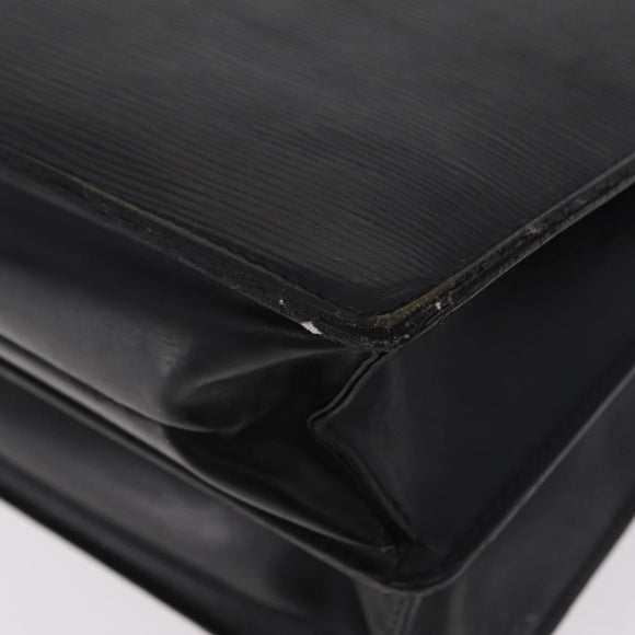 LOUIS VUITTON Epi Serviette Conseiller Briefcase Black M54422 LV Auth mr3099