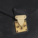 LOUIS VUITTON Epi Serviette Conseiller Briefcase Black M54422 LV Auth mr3099-22