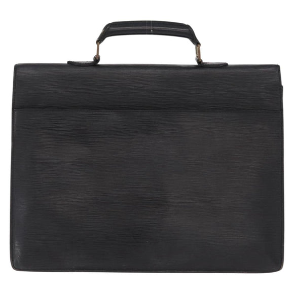 LOUIS VUITTON Epi Serviette Conseiller Briefcase Black M54422 LV Auth mr3099