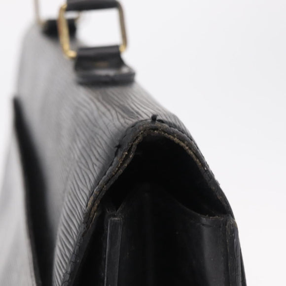 LOUIS VUITTON Epi Serviette Conseiller Briefcase Black M54422 LV Auth mr3099