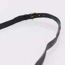 CELINE Hand Bag Leather Black Gold Tone Auth mr3107-12