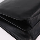 CELINE Hand Bag Leather Black Gold Tone Auth mr3107-21