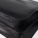 CELINE Hand Bag Leather Black Gold Tone Auth mr3107-19
