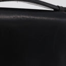 CELINE Hand Bag Leather Black Gold Tone Auth mr3107-3