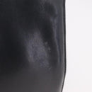 CELINE Hand Bag Leather Black Gold Tone Auth mr3107-5