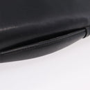 CELINE Hand Bag Leather Black Gold Tone Auth mr3107-9