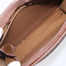 BURBERRY Nova Check Clutch Bag Canvas Beige Gold Tone Auth mr3110-12