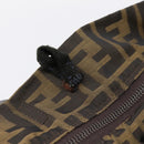 FENDI Zucca Canvas Tote Bag Brown 8BH025 Auth mr3111-14