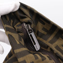 FENDI Zucca Canvas Tote Bag Brown 8BH025 Auth mr3111-18