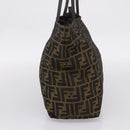FENDI Zucca Canvas Tote Bag Brown 8BH025 Auth mr3111-4
