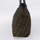 FENDI Zucca Canvas Tote Bag Brown 8BH025 Auth mr3111-5