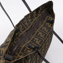 FENDI Zucca Canvas Tote Bag Brown 8BH025 Auth mr3111-6