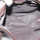 LOEWE Anagram Shoulder Bag Leather Brown Auth mr3113-16