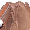 CELINE Triomphe Shoulder Bag Leather Brown Gold Tone Auth mr3114-21