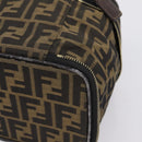FENDI Zucca Canvas Pouch Brown Gold Tone Auth mr3117-12