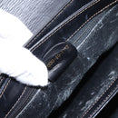 GUCCI Micro GG Hand Bag PVC Black Gold Tone 000 46 4857 Auth mr3118-23