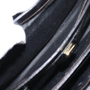 GUCCI Micro GG Hand Bag PVC Black Gold Tone 000 46 4857 Auth mr3118-24