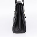GUCCI Micro GG Hand Bag PVC Black Gold Tone 000 46 4857 Auth mr3118-4