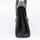 GUCCI Micro GG Hand Bag PVC Black Gold Tone 000 46 4857 Auth mr3118-5