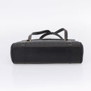 GUCCI Micro GG Hand Bag PVC Black Gold Tone 000 46 4857 Auth mr3118-9