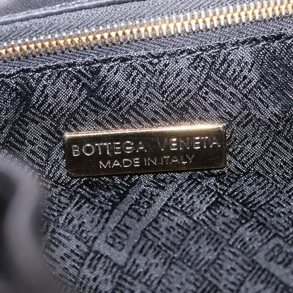 Bottega Veneta INTRECCIATO Sac Backpack Leather Black Auth mr3119A