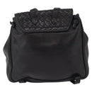 Bottega Veneta INTRECCIATO Sac Backpack Leather Black Auth mr3119A-3
