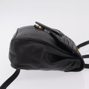Bottega Veneta INTRECCIATO Sac Backpack Leather Black Auth mr3119A-4
