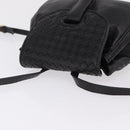 Bottega Veneta INTRECCIATO Sac Backpack Leather Black Auth mr3119A-6