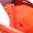 LOUIS VUITTON Monogram Vernis Flower Lexington Pouch Orange M92247 Auth mr3120A-20