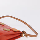 LOUIS VUITTON Monogram Vernis Flower Lexington Pouch Orange M92247 Auth mr3120A-8