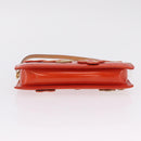LOUIS VUITTON Monogram Vernis Flower Lexington Pouch Orange M92247 Auth mr3120A-9