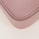 LOUIS VUITTON Epi Easy Pouch Silver Rose valerine M80483 LV Auth mr3121V-14