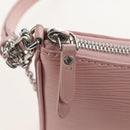 LOUIS VUITTON Epi Easy Pouch Silver Rose valerine M80483 LV Auth mr3121V-20